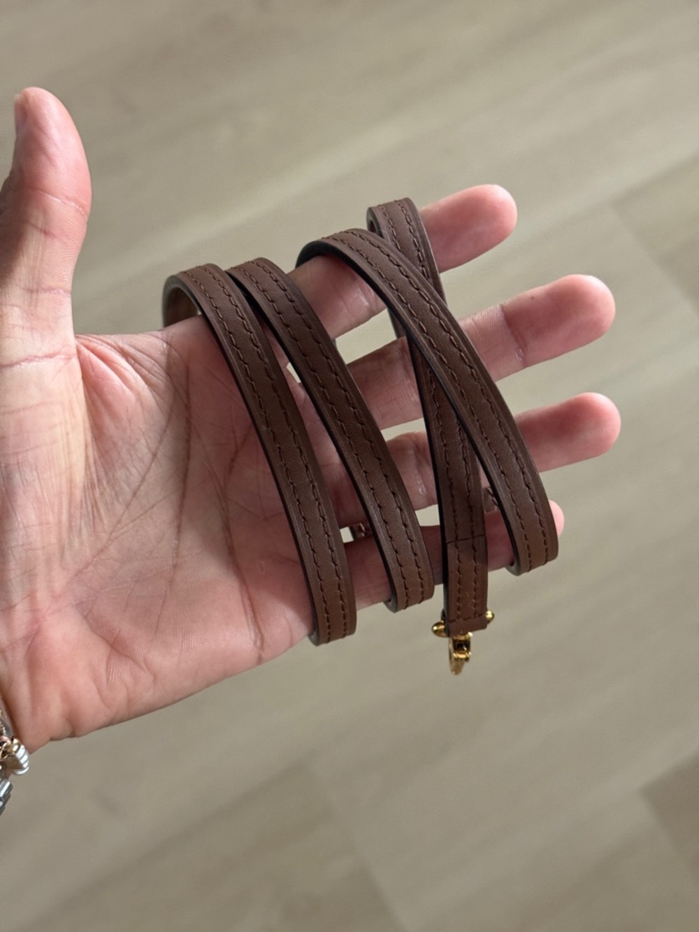 Louis Vuitton Brown Leather Strap